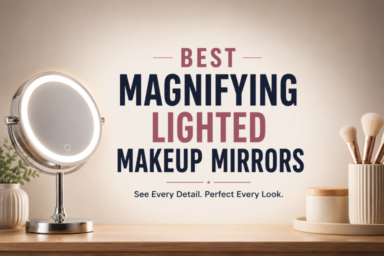 Best magnifying lighted makeup mirrors for flawless daily grooming